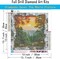 5D Diamond Art Kits for Adults Beginners, Forest Landscape Diamond Painting Kits, DIY Full Round Drill Paint by Diamonds Dot Gem Art for Adults, Home Wall Decor 13.7X 13.7 Inch